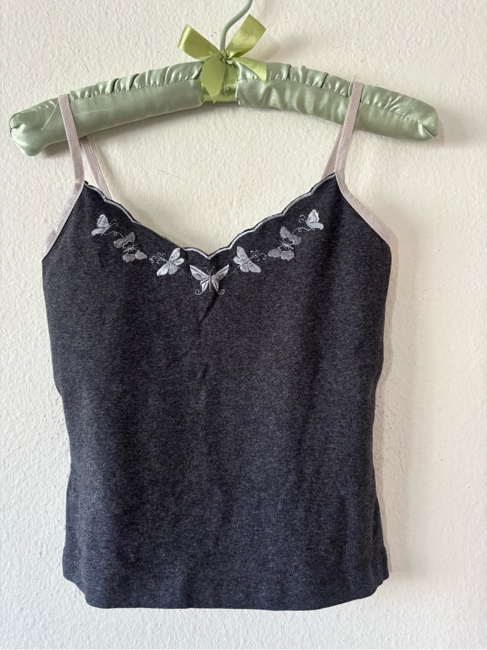 Vintage Cotton blend Butterfly strappy blouse